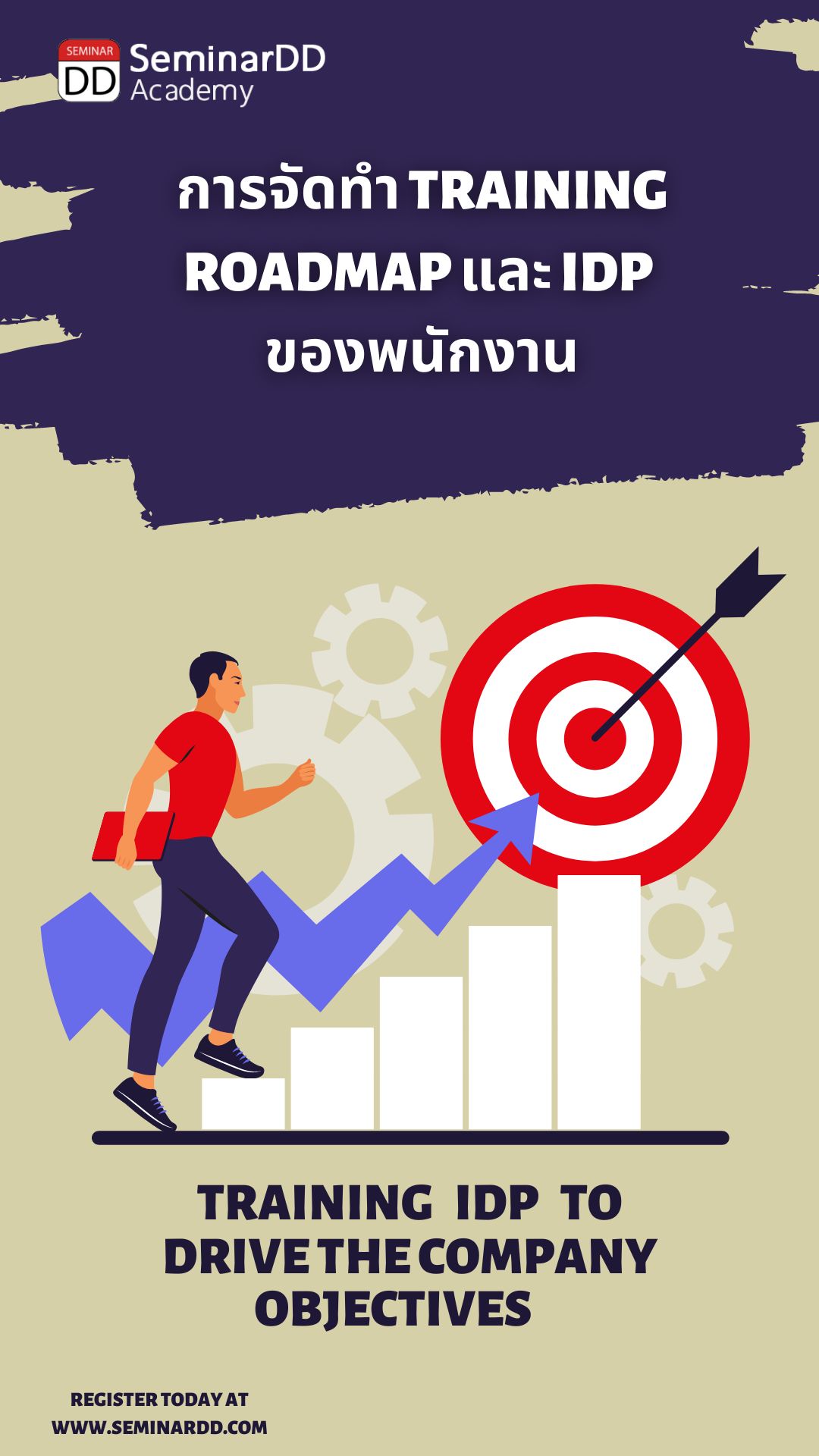 อบรมหลักสูตร การจัดทำ Training Roadmap และ IDP ของพนักงาน  (Training & IDP to drive The Company Objectives)