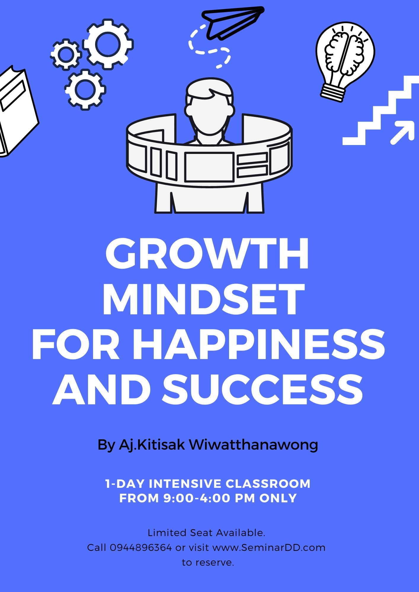 อบรมหลักสูตร Growth Mindset For Happiness and Success”